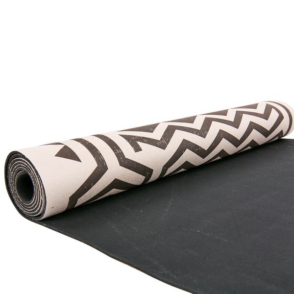 Килимок для йоги eтно Сіро-коричневий M26 фото