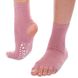 Нековзні шкарпетки для йоги персикові onesize NYP фото 1