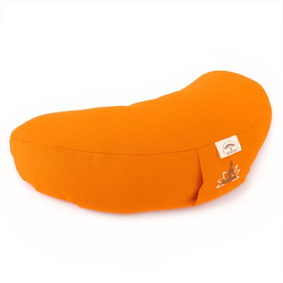 Подушка для йоги и медитации с гречневой лузгой оранжевая 8-30233*010 фото