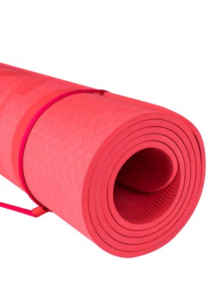 Коврик для йоги SN TPE 6 мм красный SNTM2 фото