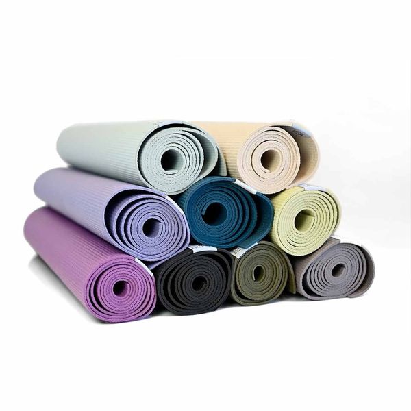 Нековзний PVC килимок для йоги темно-синій 4 мм LGYMTS фото
