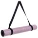 Каучуковий килимок для йоги двошаровий - Рожевий M6 фото 5