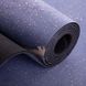 Каучуковий килимок для йоги двошаровий - Cиній M7 фото 3