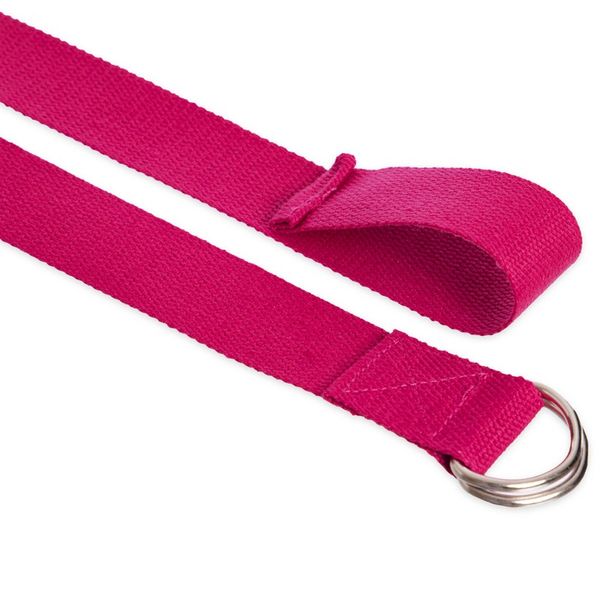 Ремінь для йоги omboy рожевий RYOMR фото