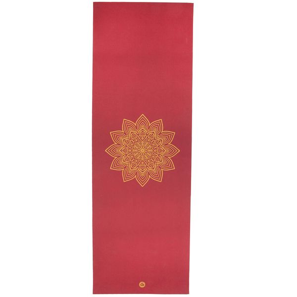 Килимок для йоги Rishikesh Golden Mandala червоно-золотий YGM1 фото