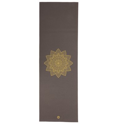 Килимок для йоги Rishikesh Golden Mandala коричневий YGM2 фото