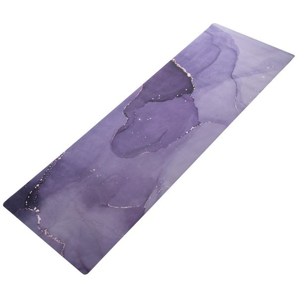 Каучуковий килимок для йоги двошаровий - Фіолетовий M5 фото