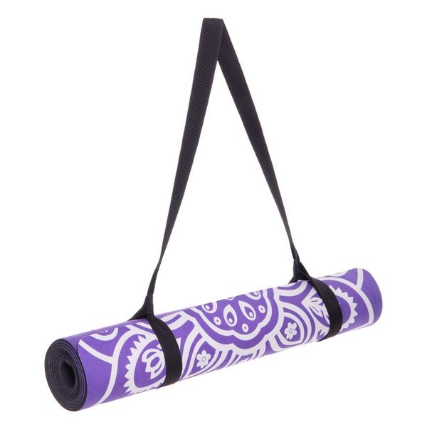 Килимок для йоги - Фіолетовий - Мандала M13 фото